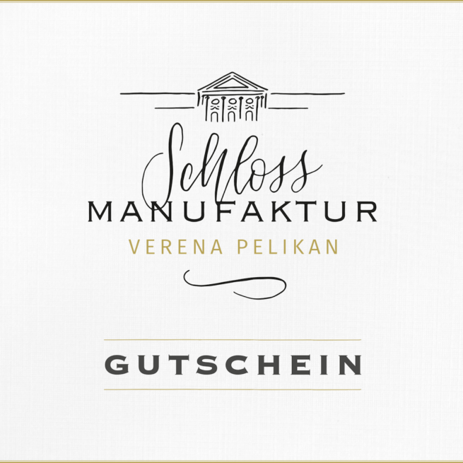 Gutschein fuer Produkte der SchlossManufaktur und der Kochkurse im SchlossStudio erhaeltlich im SchlossManufaktur Webshop