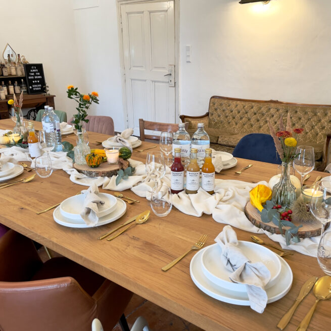Private Feier exklusiv feiern im Kochstudio SchlossStudio in Ebenthal im Weinviertel